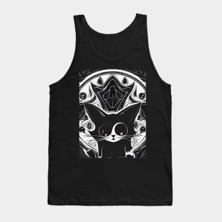 Feline Fantasia: Embark on a Journey into the Enchanting Realm of Cats and Inspiring Artistry Tank Top